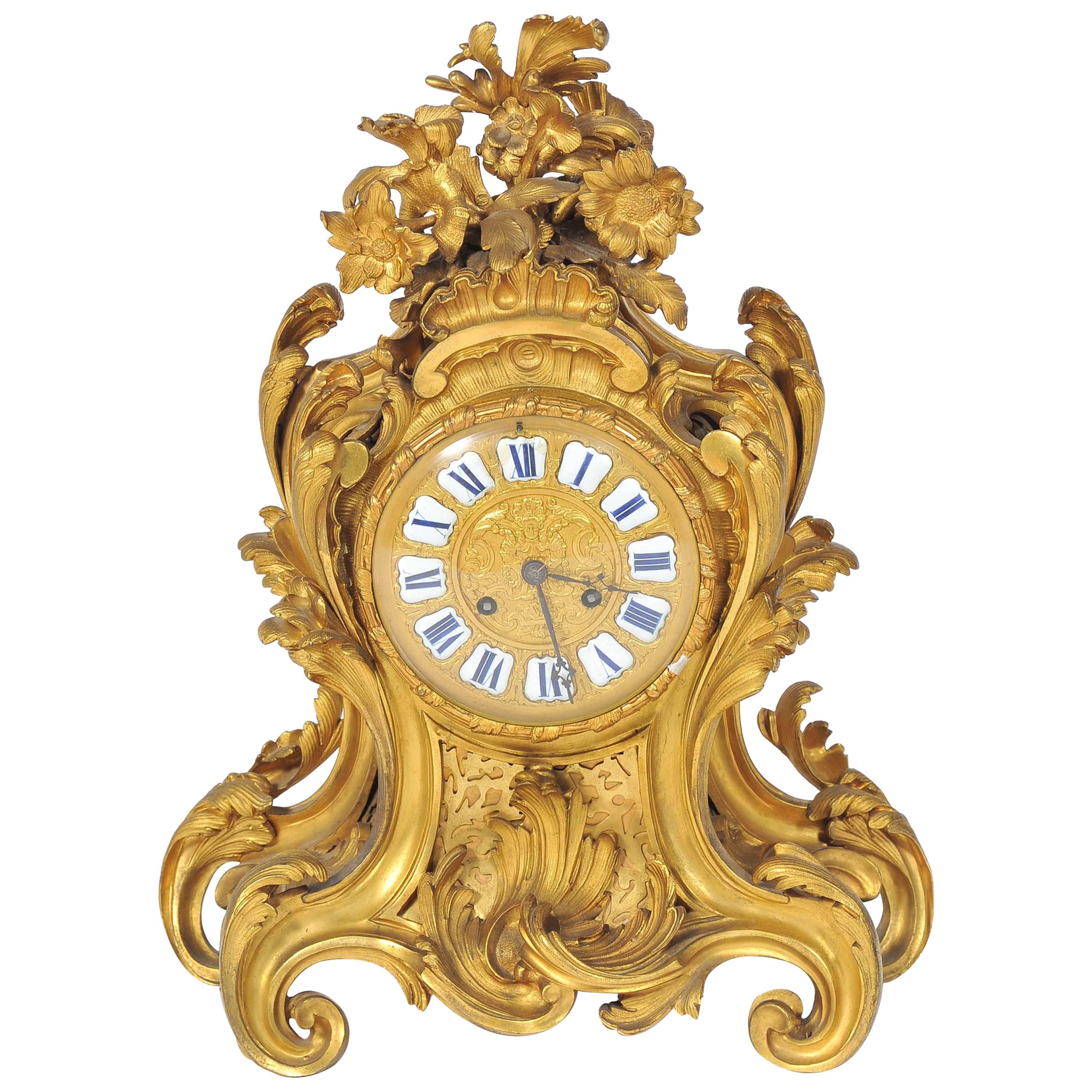 19th Century Louis XVI style Mantel Clock