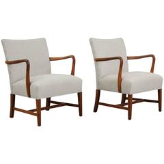 Jakob Kjaer attributed 1950s Danish Chairs 5