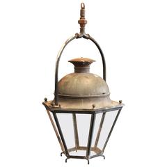 French Copper and Iron Lantern