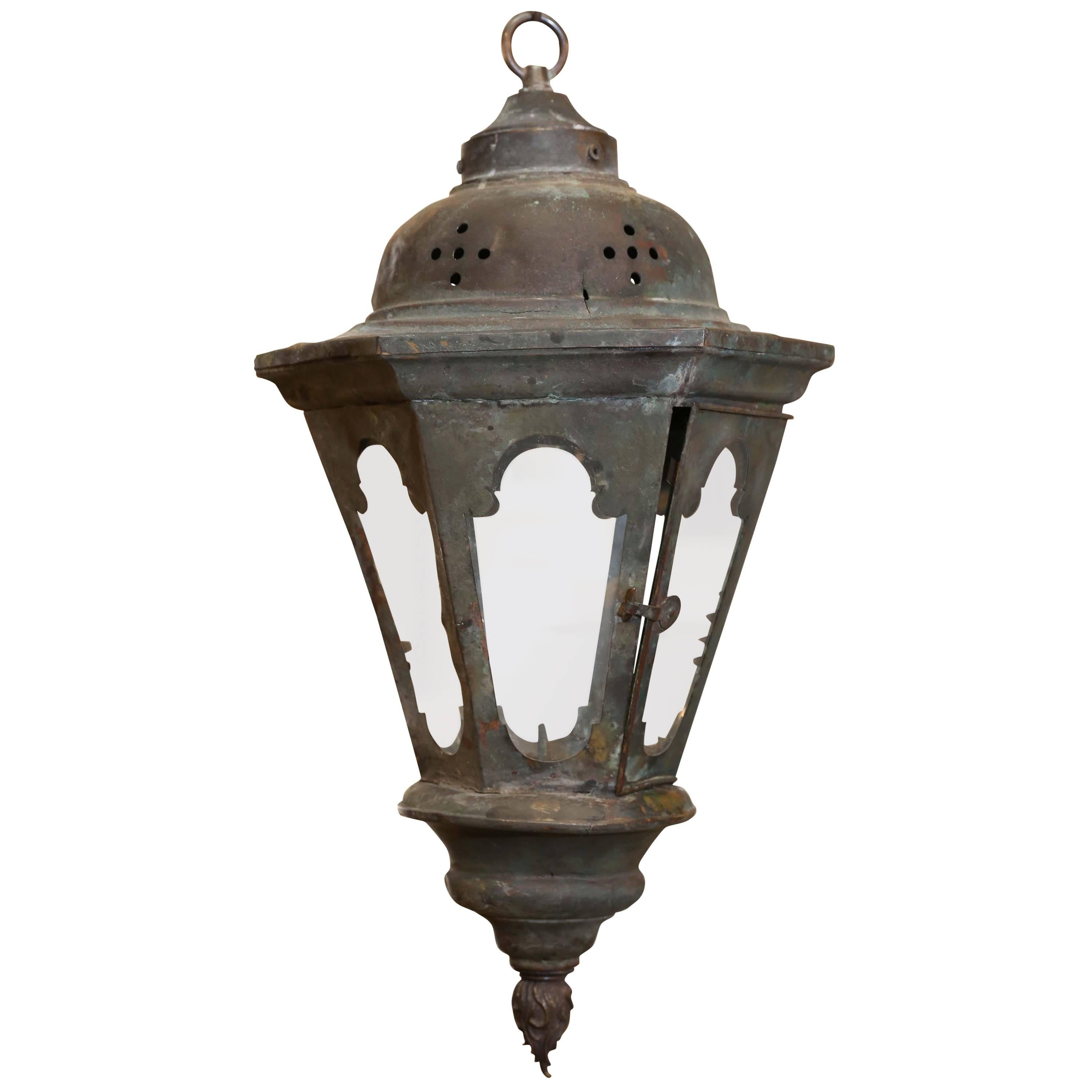 Four Copper Processional Lanterns