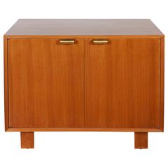 George Nelson Two-Door Walnut Cabinet for Herman Miller