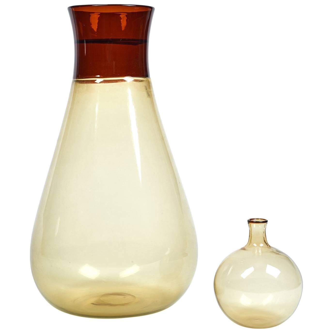 Coletti Blown Glass Vase by Ludovico Diaz De Santillana, circa 1961
