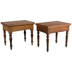 Vintage Pair of Small French Tables