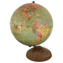 Globe rétro vintage de 10 pouces (env. 1940)