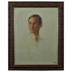 Raul Manteola, Portrait of a Gentleman, New York, 1964, Oil on Canvas 11