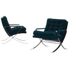 Pair of Lounge Chairs by Bernhardt Furniture Co.