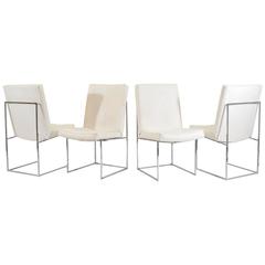 Set of Four (or Eight) Milo Baughman for Thayer Coggin "1187" Dining Chairs
