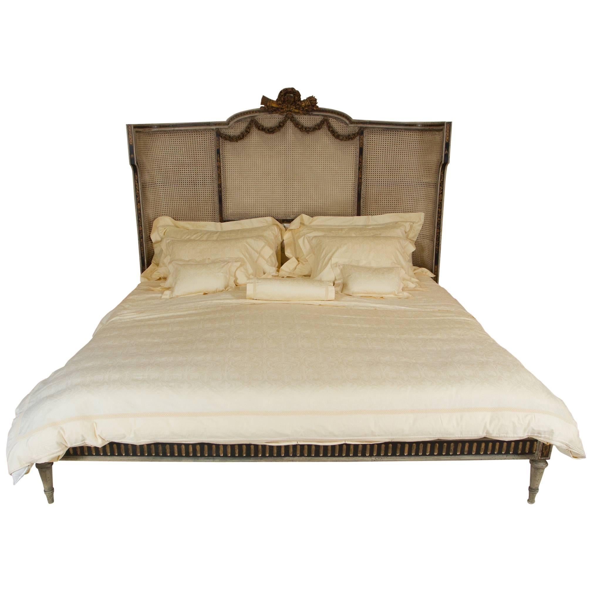 Maginificent Rare Louis XVI Style Bed