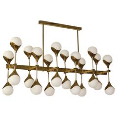 Italian Chandelier in the Manner of Max Ingrand, circa 2010 3