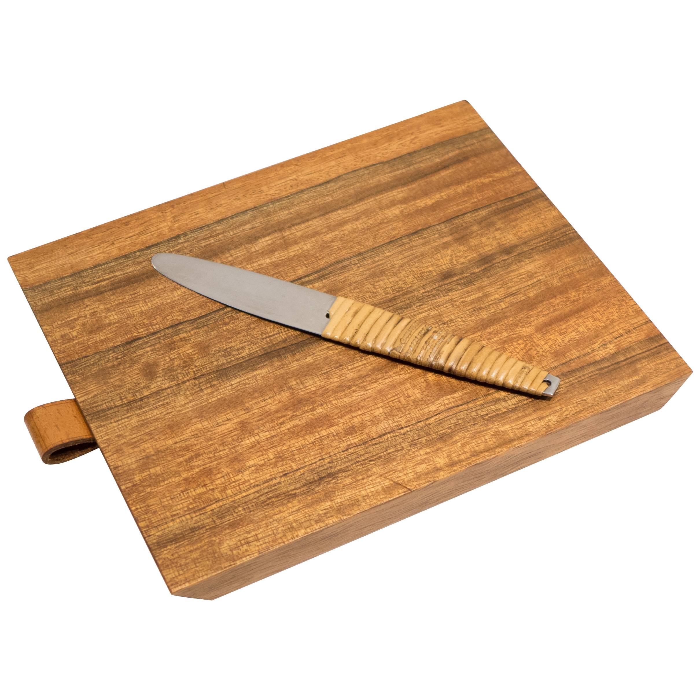 Carl Aubock Cheese Board with Knife