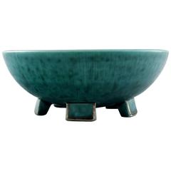 Wilhelm Kåge/Kage, Gustavsberg, Argenta Art Deco Bowl