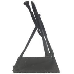 1950s Brutalist Bronze Tabletop Sculpture by Costikyan 'Signed' 4