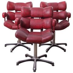 Retro Revolving Barbers Chairs