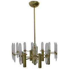 Second Half of the 20th Century Gaetano Sciolari Chandelier