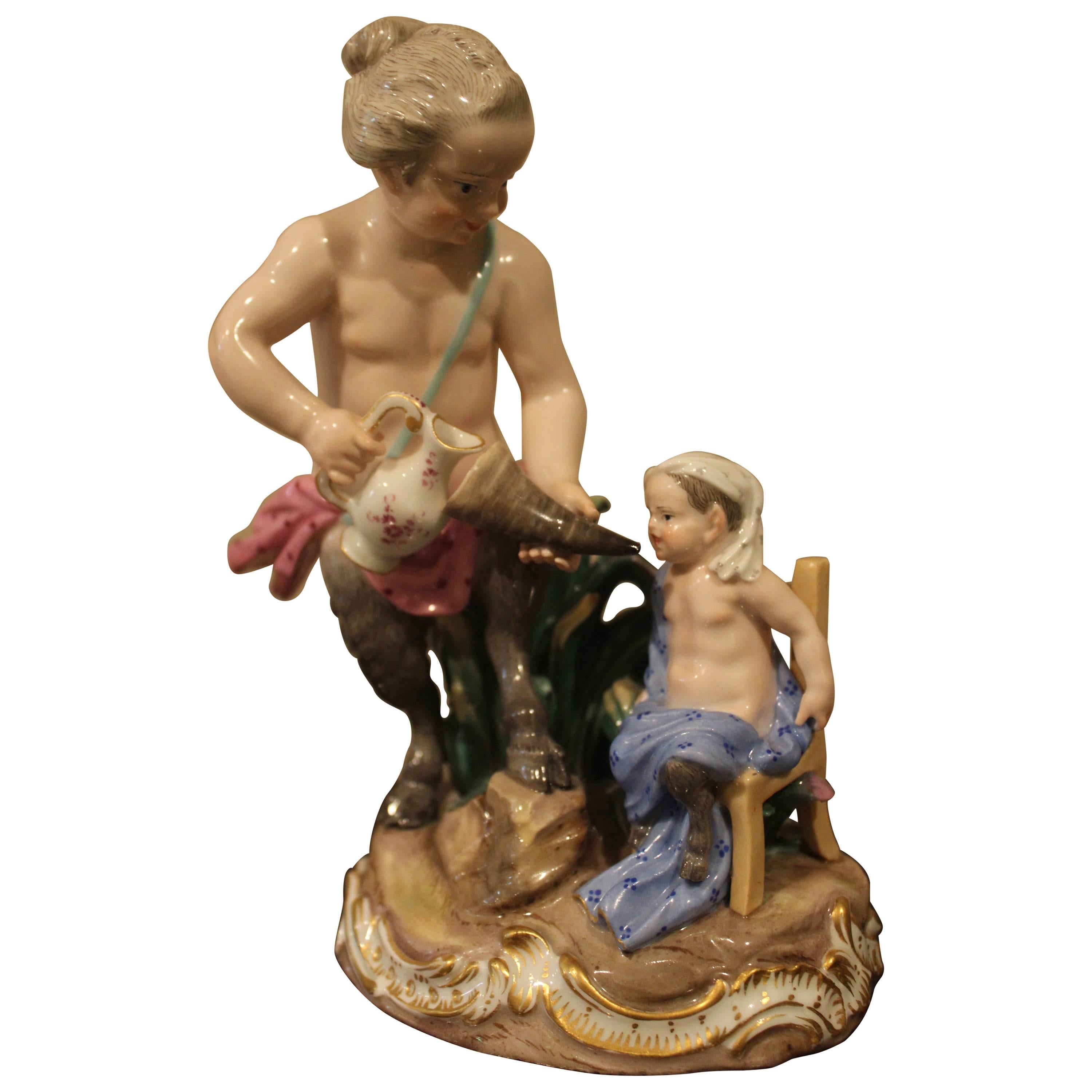 Porcelain Figure, Meissen, 19th Century For Sale