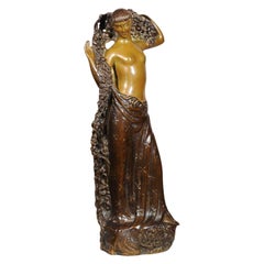Art Decó Bronce Firmado "G. Gillot, " Edición Pomone