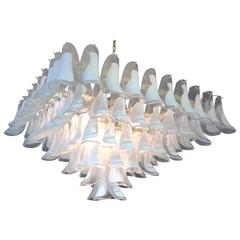 Large Mazzega Square Chandelier