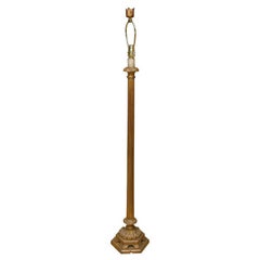 Antique Classical Gold Gilt Italian Floor Lamp