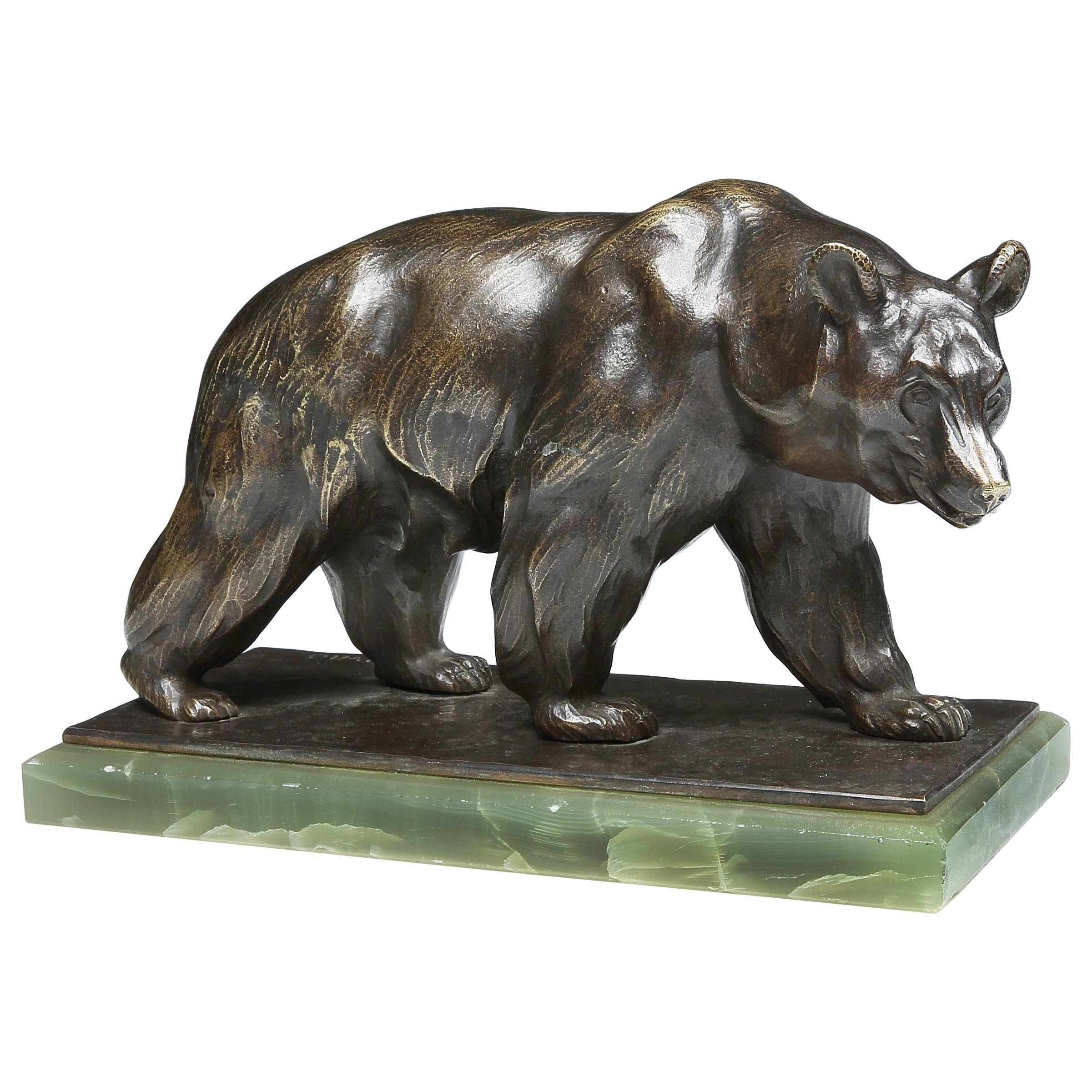 Bear Bronze by Franz Barwig, circa 1920s