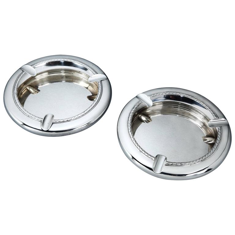 Sterling Silver Ashtrays by Tiffany 