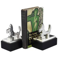 Modernist-Style Dog Bookends