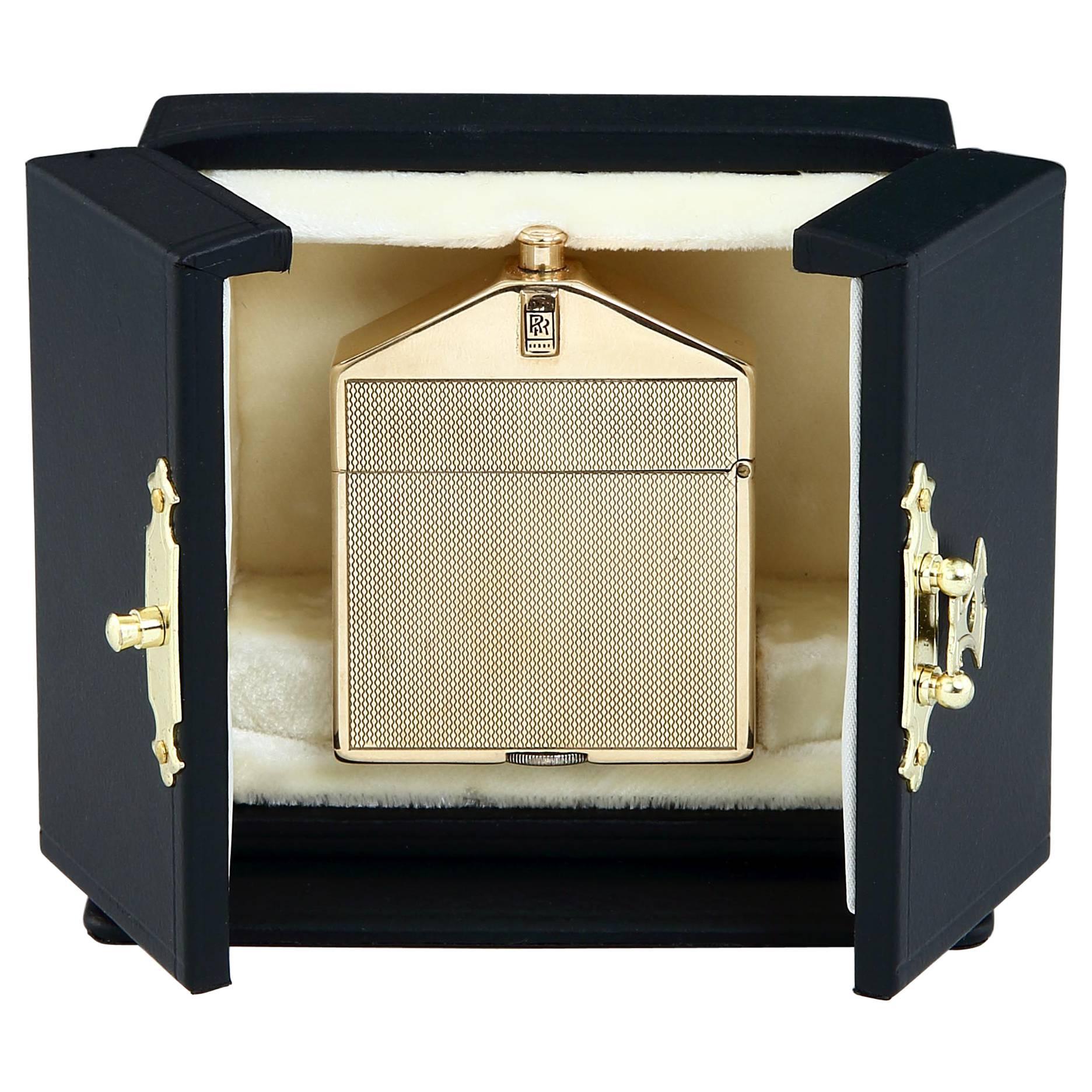 9-Carat Gold Rolls Royce Lighter by Alfred Dunhill, 1924