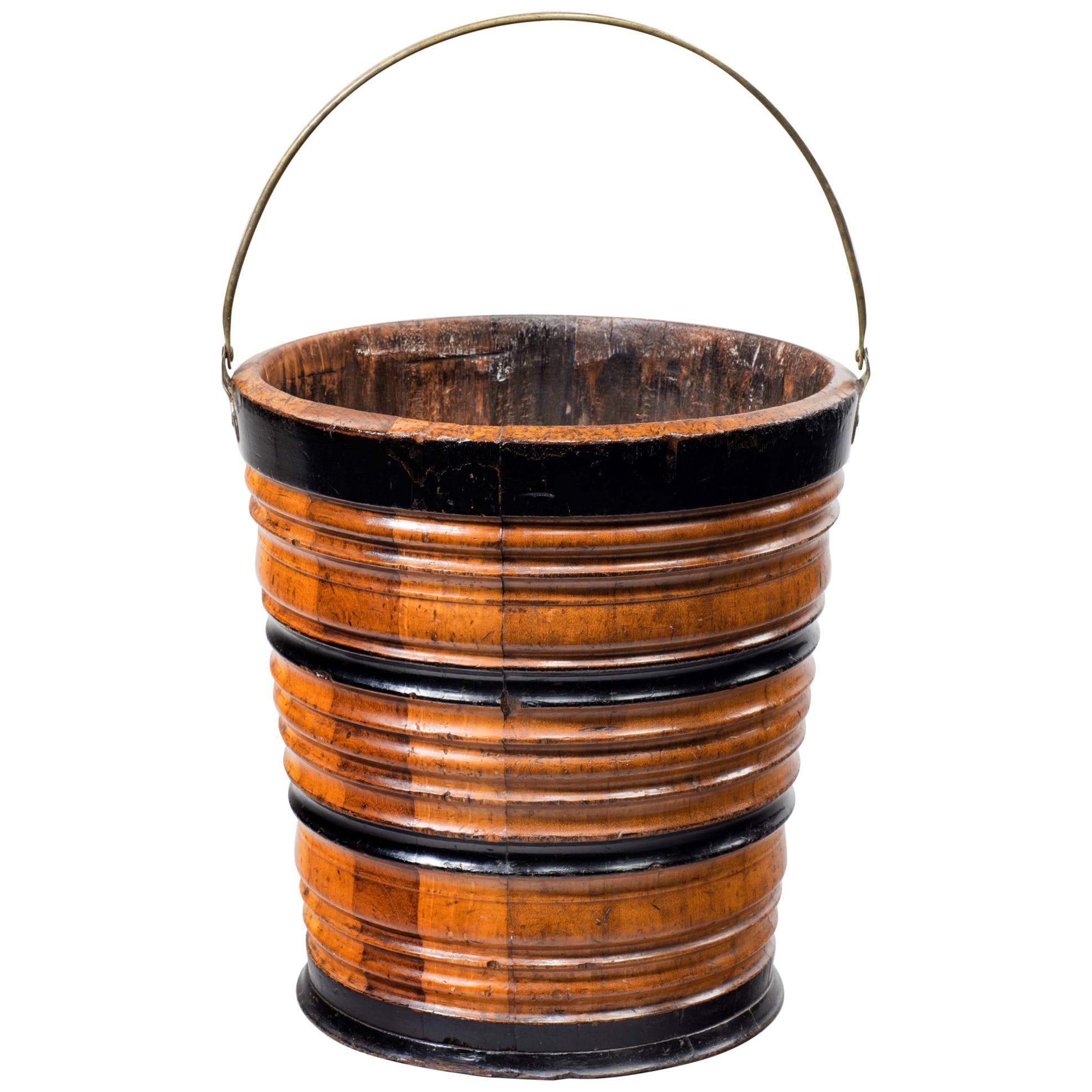 19th Century Dutch Bucket or Waste Paper Basket