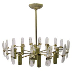 Chandelier Second Half of the 20th Century Gaetano Sciolari