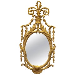 Miroir en bois doré de style George IV reproduit par La Maison London