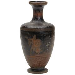 Martin Brothers Art Pottery Vase with Greek Warriors, 1892