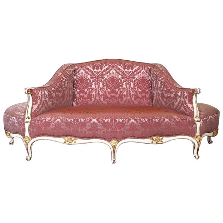 Louis XV Style, Free Standing Oval Sofa Reproduced by La Maison London