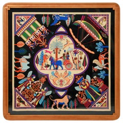 Framed Persepolis by Sophie Koechlin Hermès Scarf