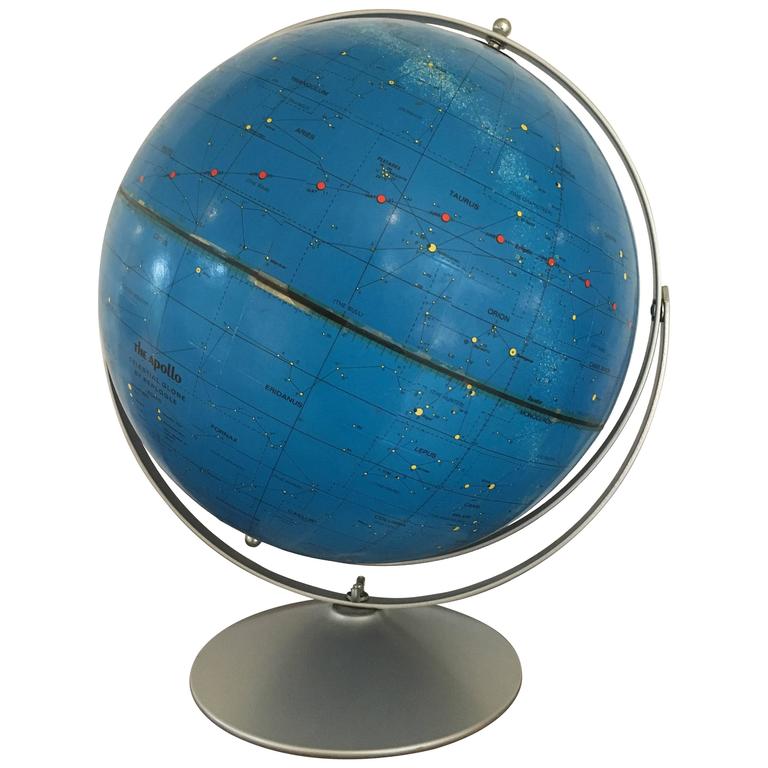 Apollo Celestial Globe Replogle Circa 1971 For At 1stdibs Apollo Celestial Globe Replogle Circa 1971 For