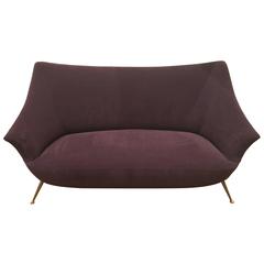 Elegant Italian Sofa, circa 1950s