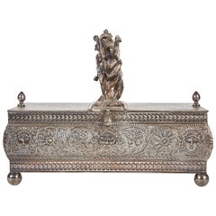 Antique Fine 19th Century Italian Silver-Plated Humidor