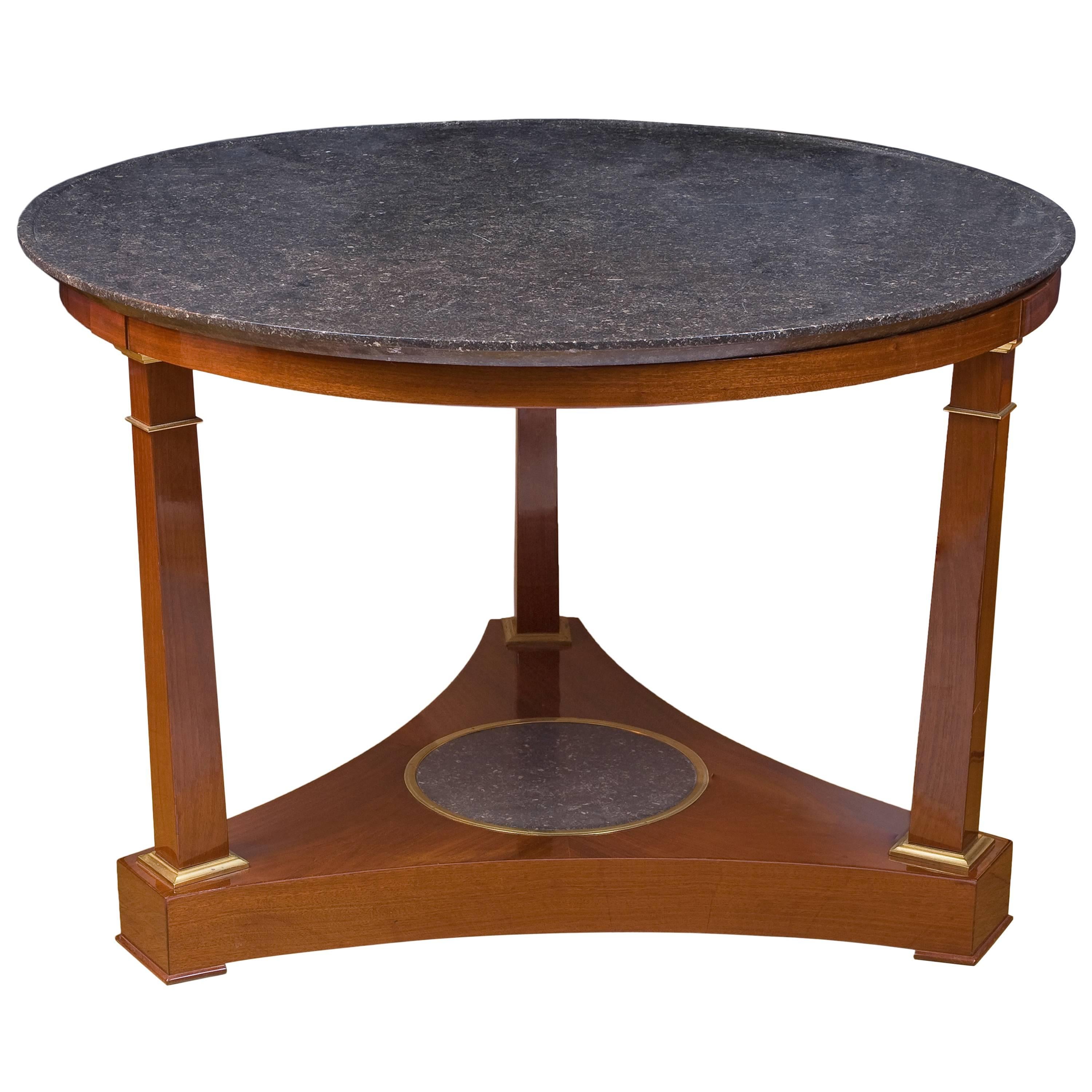 French Gueridon in Mahogany, Early 19th Century For Sale