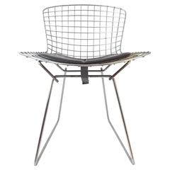Mid-Century Bertoia Chrome Wire Side Chair