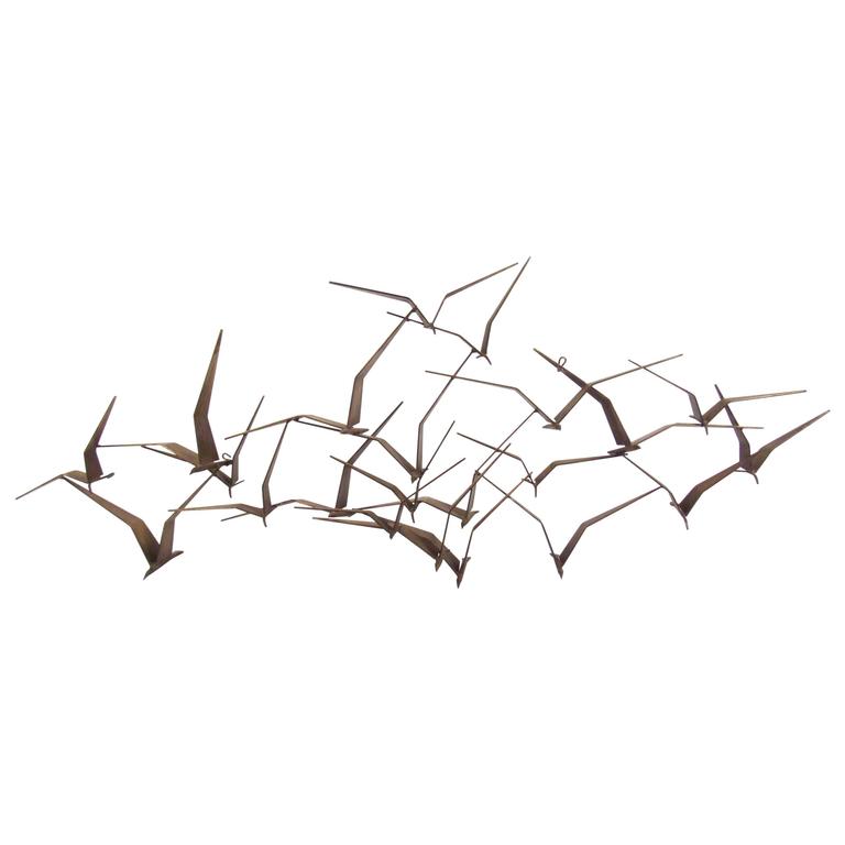 Large Curtis Jere Birds In Flight Wall Sculpture At 1stdibs - C Jere Birds Flying Wall Sculpture Large Curtis Jere Birds In Flight Wall Sculpture At 1stdibs - C Jere Birds Flying Wall Sculpture