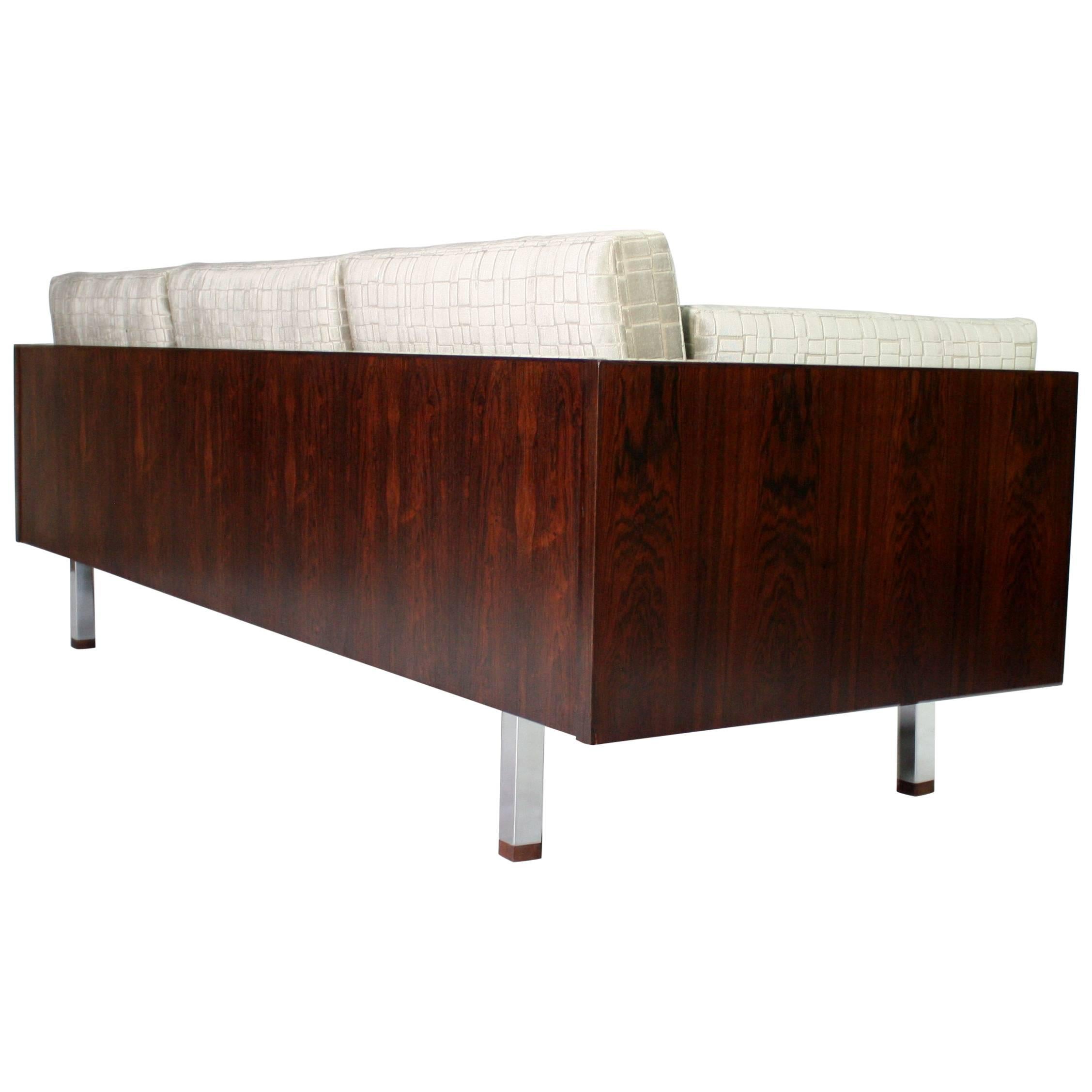 Rosewood Case Tuxedo Sofa