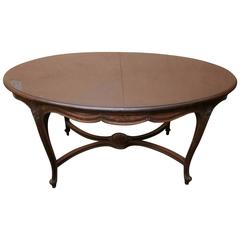 Louis XV Carved Oval Dining Table