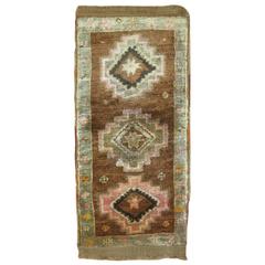 Turkish Tribal Oushak Rug Mat 9