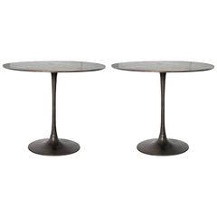 Retro Oak Bistro Table