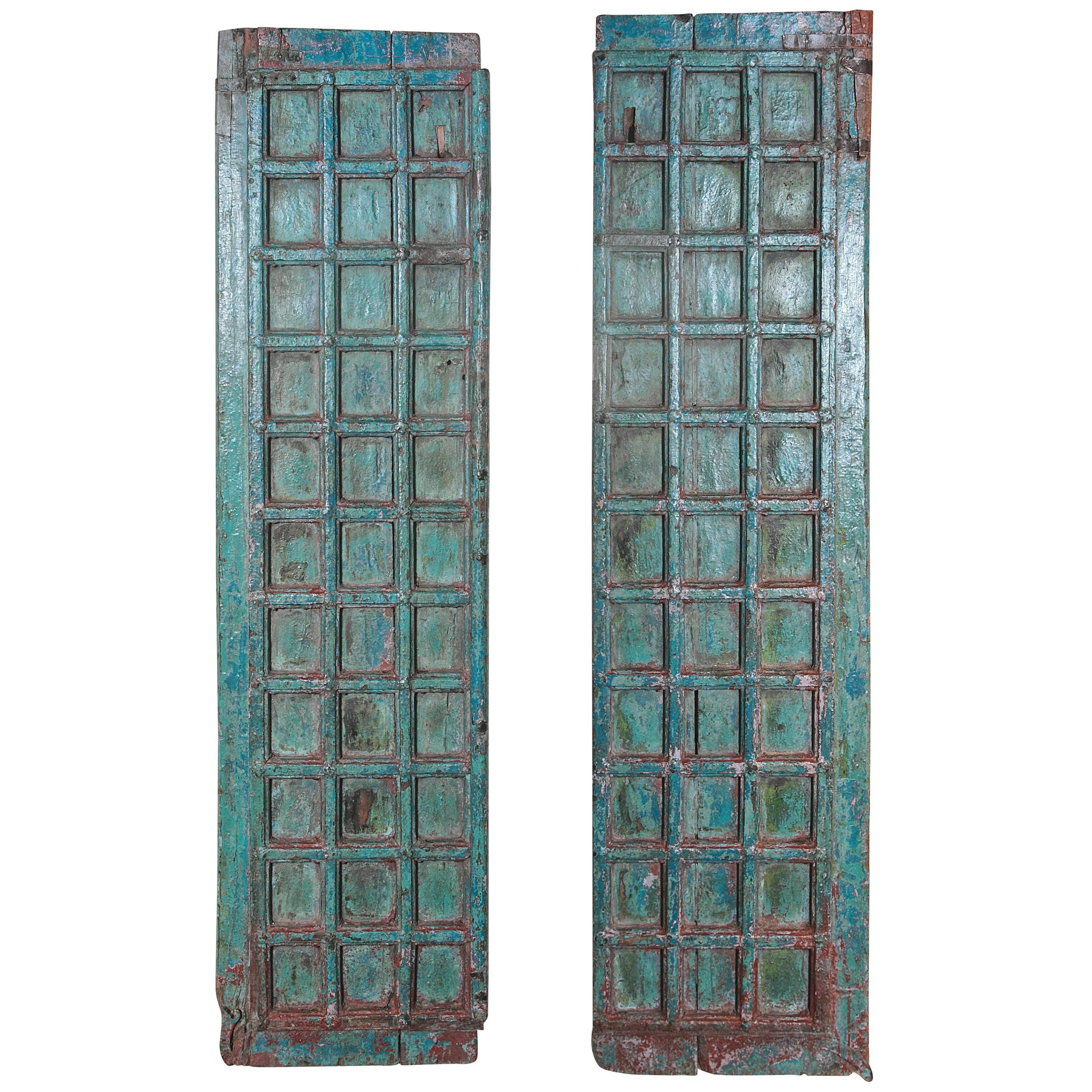 Pair of Antique Palace Doors in Original Patina