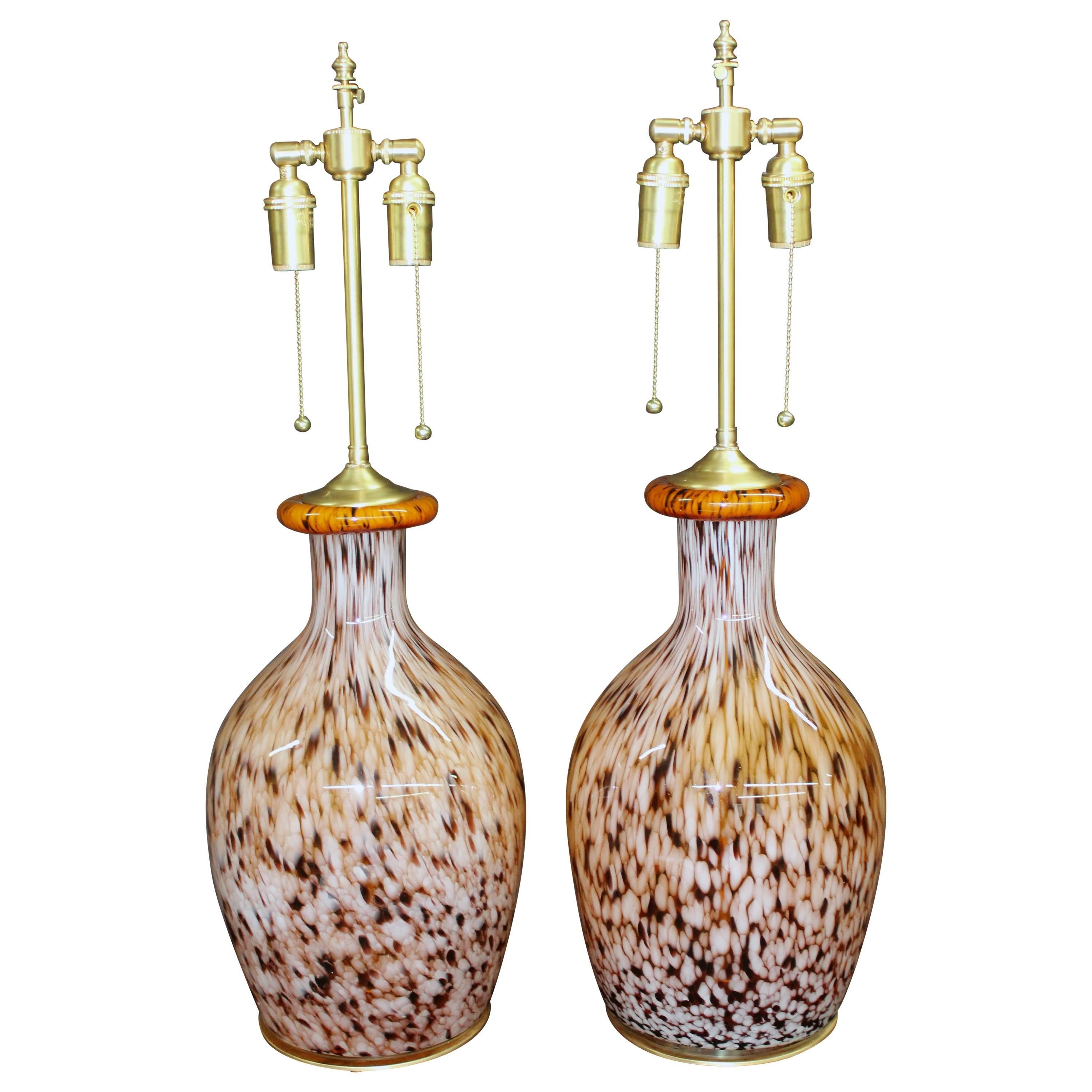 Beautiful Handblown Glass Vessels with Lamp Application