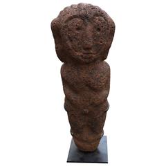 Africa, Big Bongo Peoples Stone Female Commemorative Figure, 19th Century 11