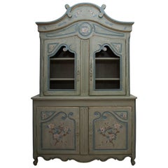 Vintage French Buffet De Corps, Later Painted