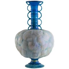 Shari Mendelson, Glitter Vessel with Blue Neck and Semicircles, USA, 2016 10
