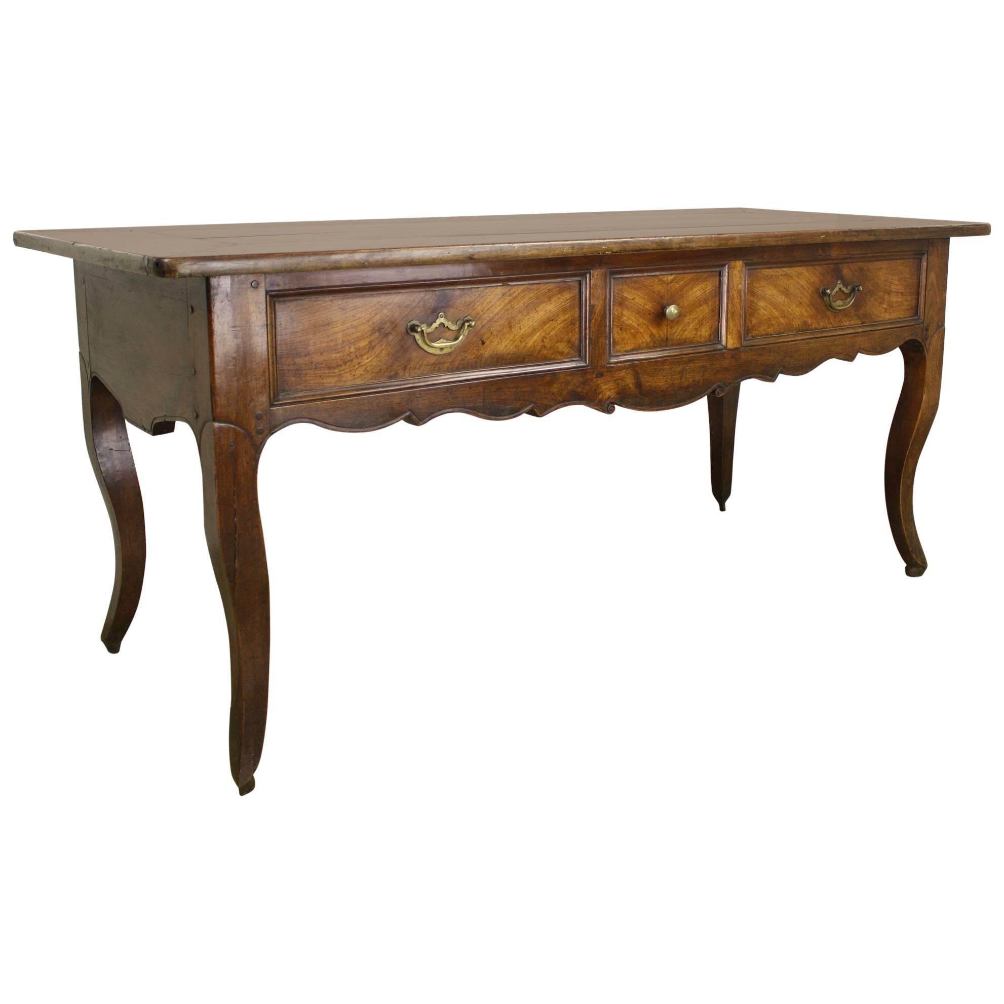 Fabulous Louis XV Cherry Desk For Sale