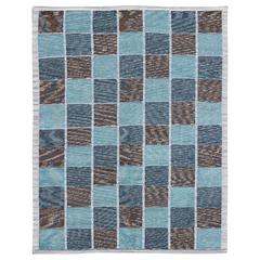 Large Modern Scandinavian/Swedish Geometric Design Rug 5