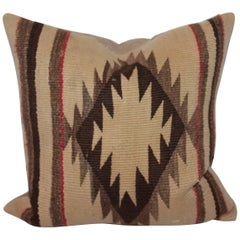 Sawtooth Eye Dazzler Navajo Weaving Pillow